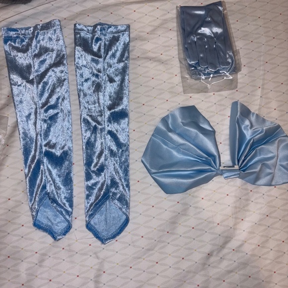 NWOT Girls Princess Cinderella Halloween Costume Dress Up Size 150 (7-8) Years - Picture 14 of 15